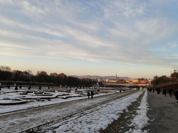 View of Vienna from Belvedere Palace