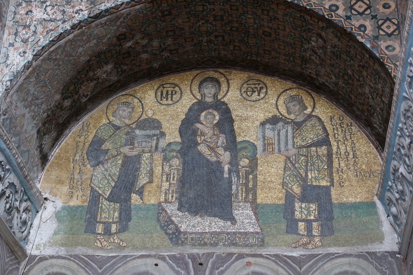 mosaic at hagia sophia