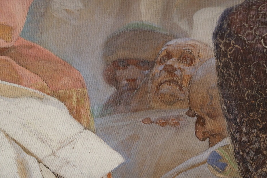 Detail from Slav Epic by Alphonse Mucha 