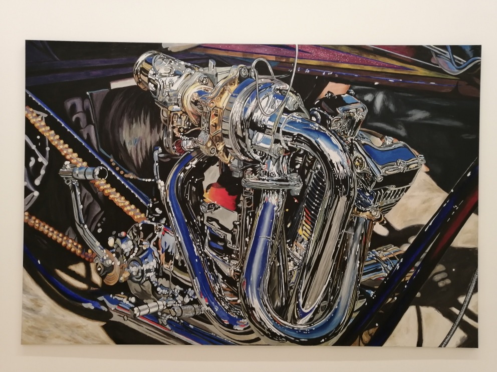 Harley Davidson engine by Isolde Maria Joham