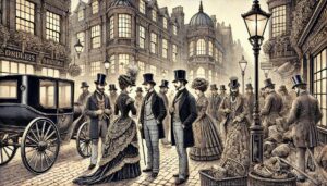 Scene from Victorian London